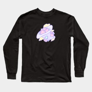 Floral Witches Hat - Pastel Witchcraft Series Long Sleeve T-Shirt